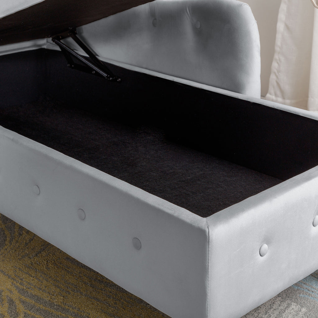 Grey Chaise Lounge