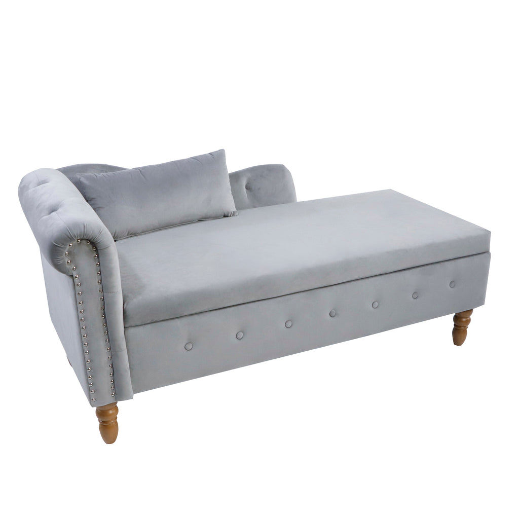 Grey Chaise Lounge