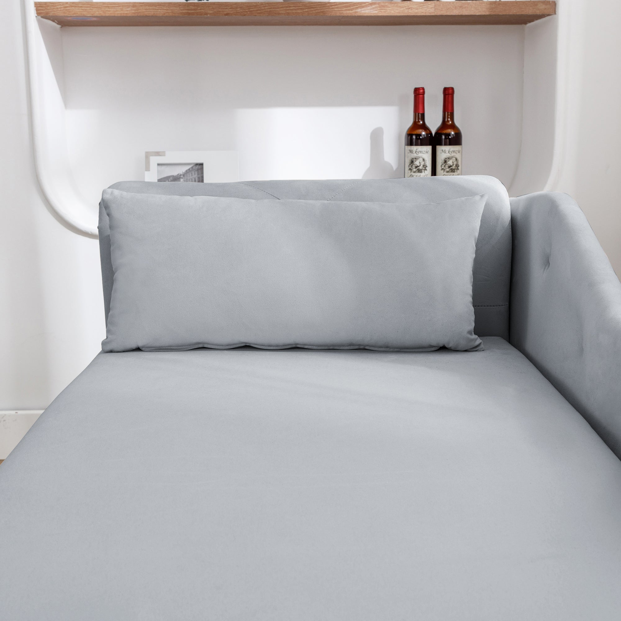 Grey Chaise Lounge