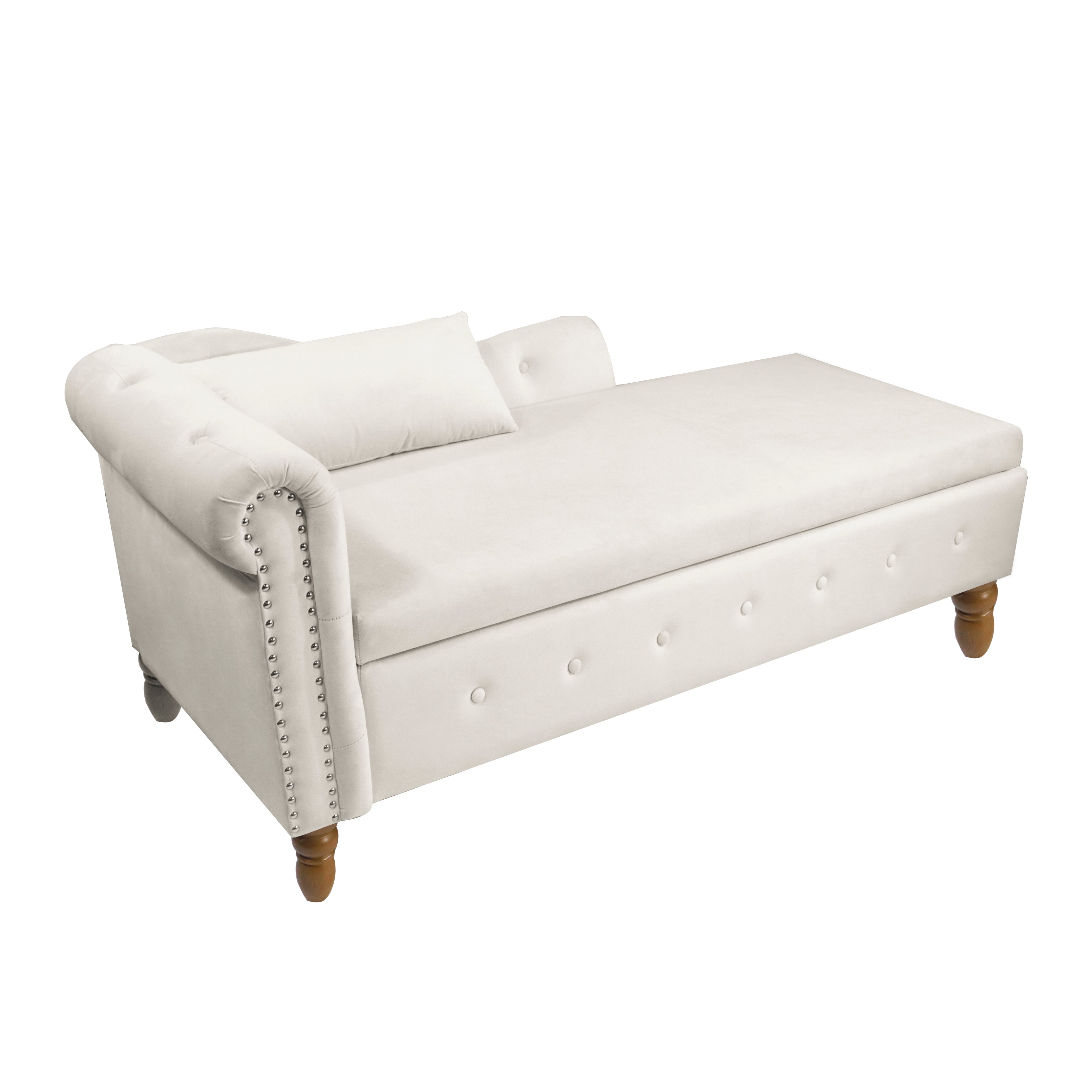 Beige Chaise Lounge