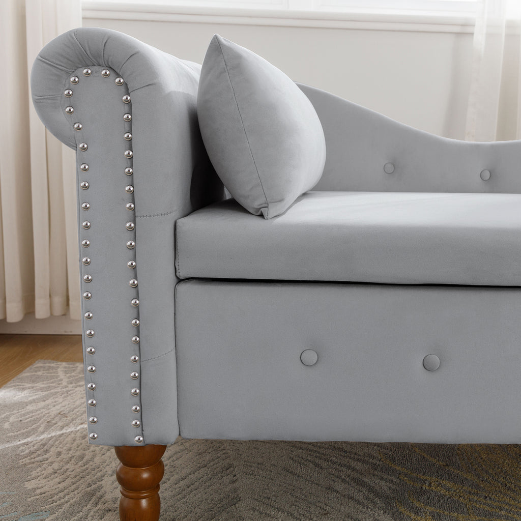 Grey Chaise Lounge