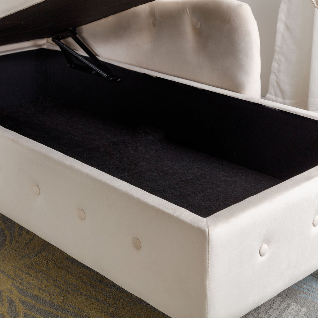 Beige Chaise Lounge