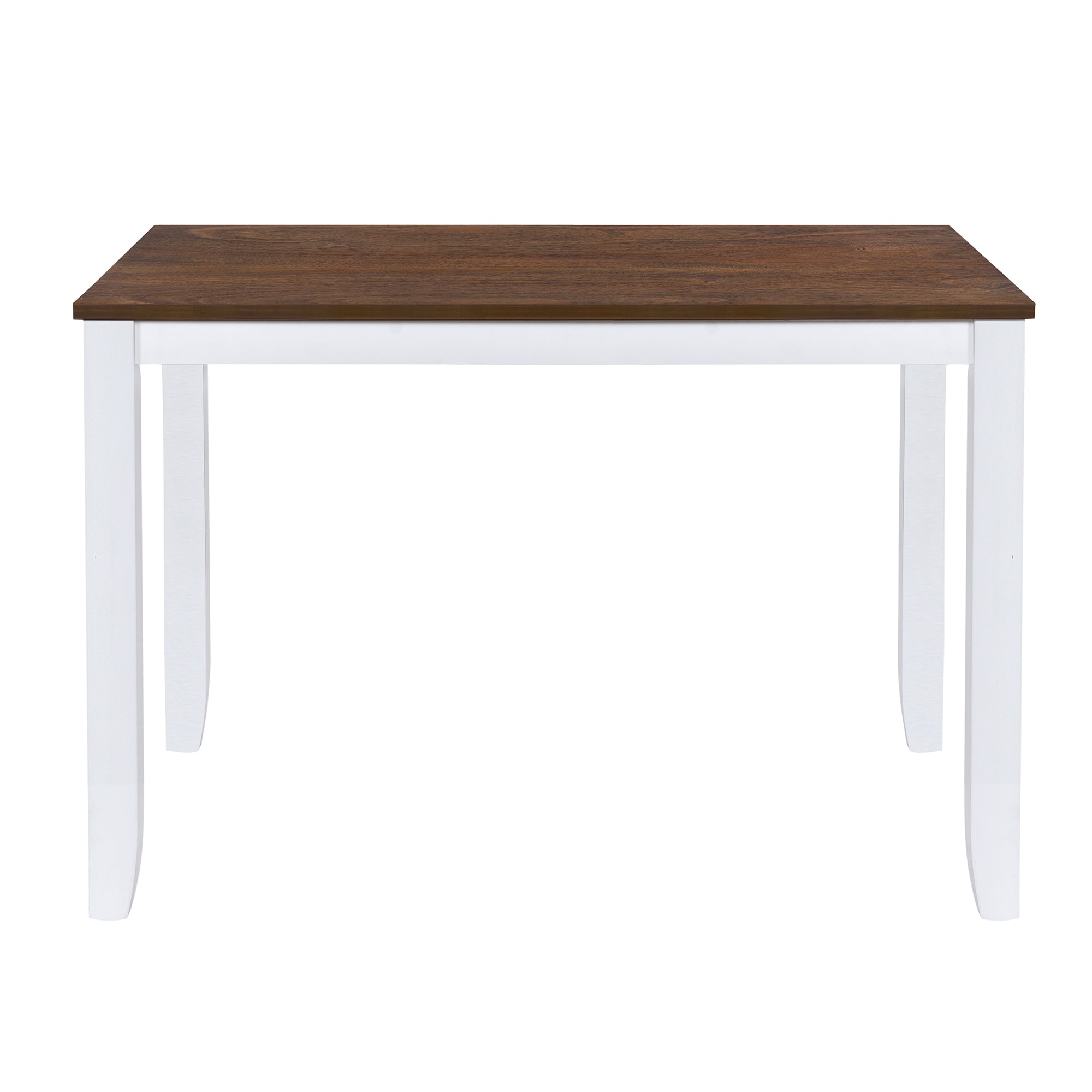 5-Piece Minimalist Dining Table Set – White