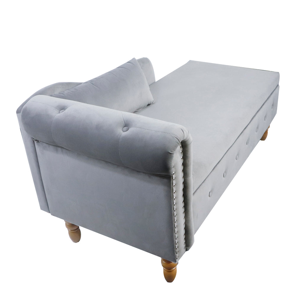 Grey Chaise Lounge