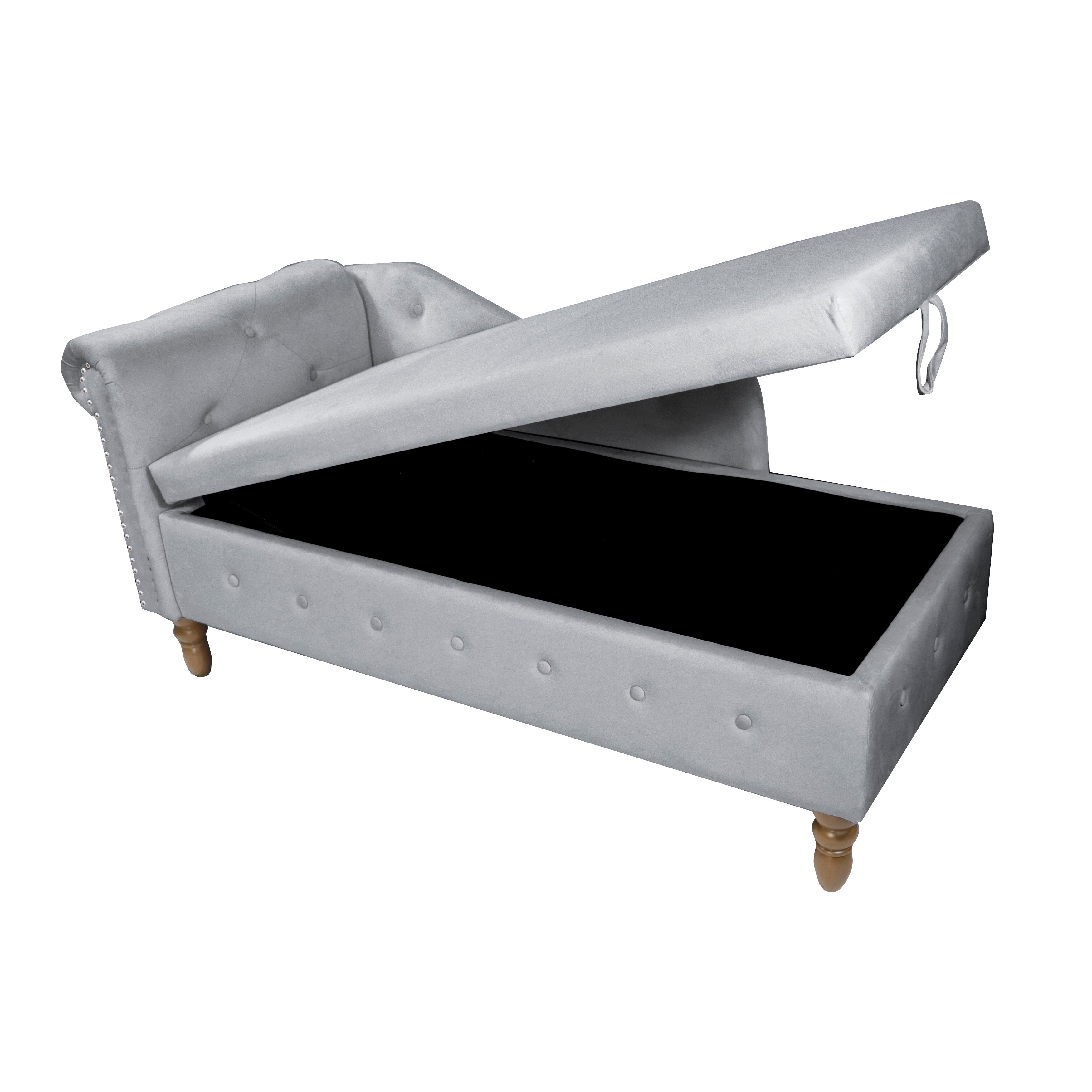 Grey Chaise Lounge