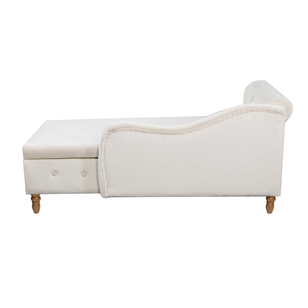 Beige Chaise Lounge