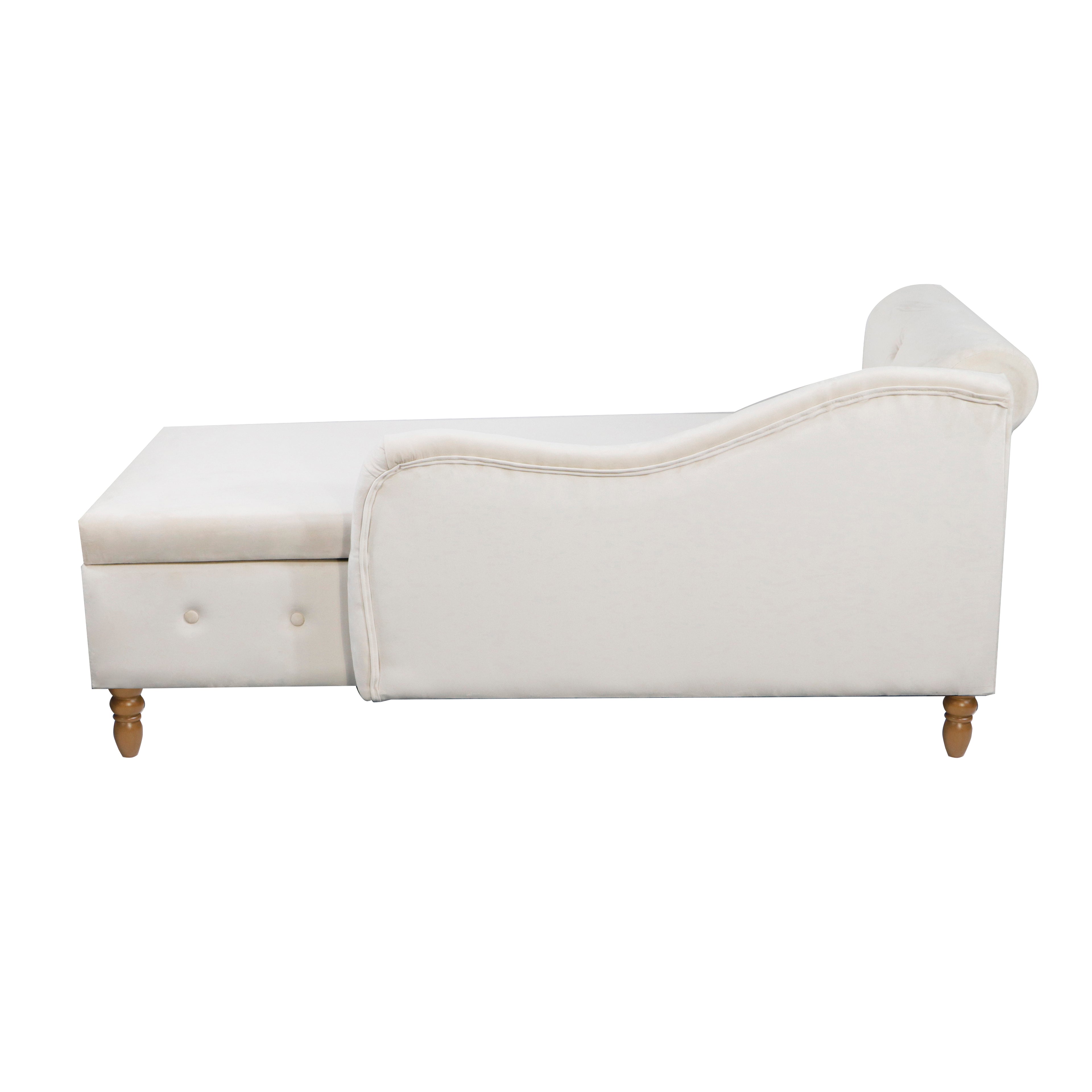 Beige Chaise Lounge