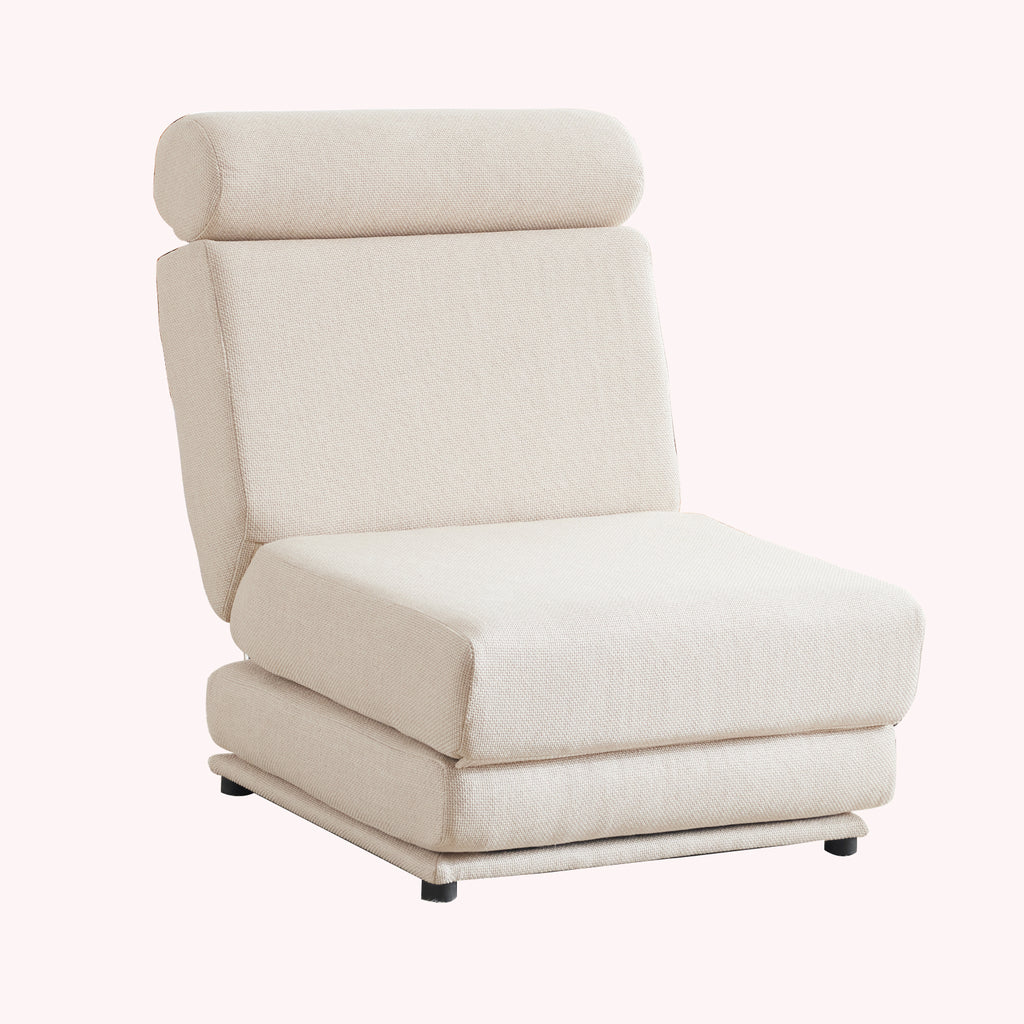 Foldable Sofa Bed Chair – Cream White