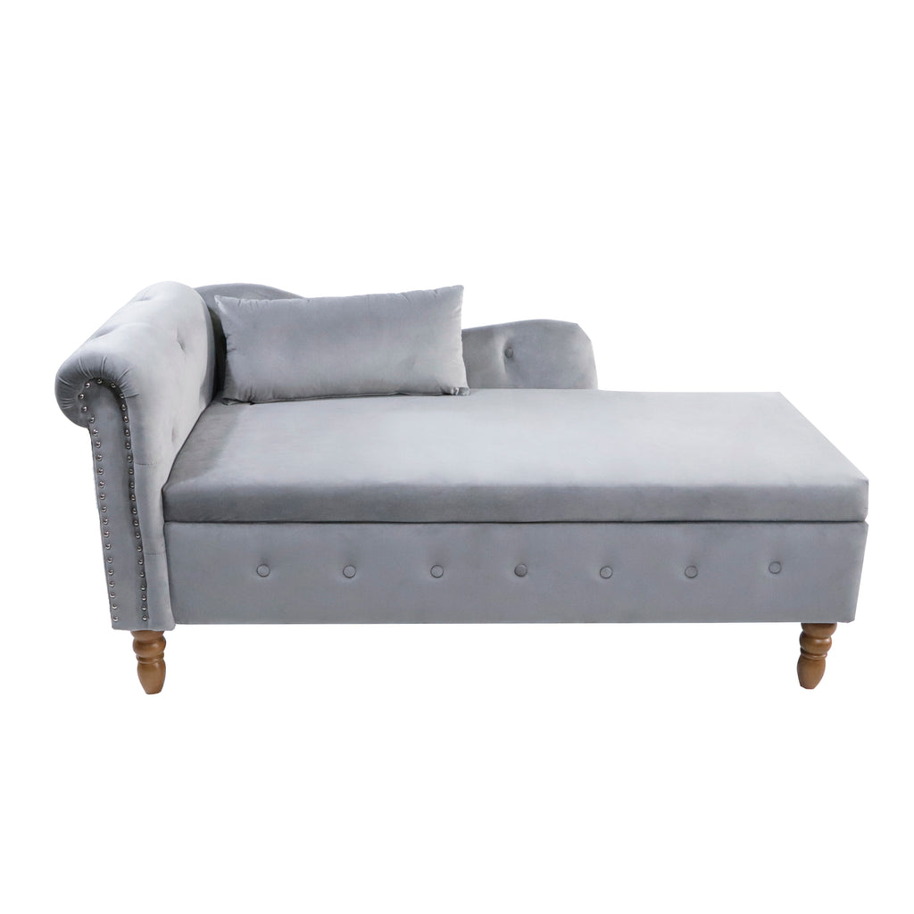 Grey Chaise Lounge