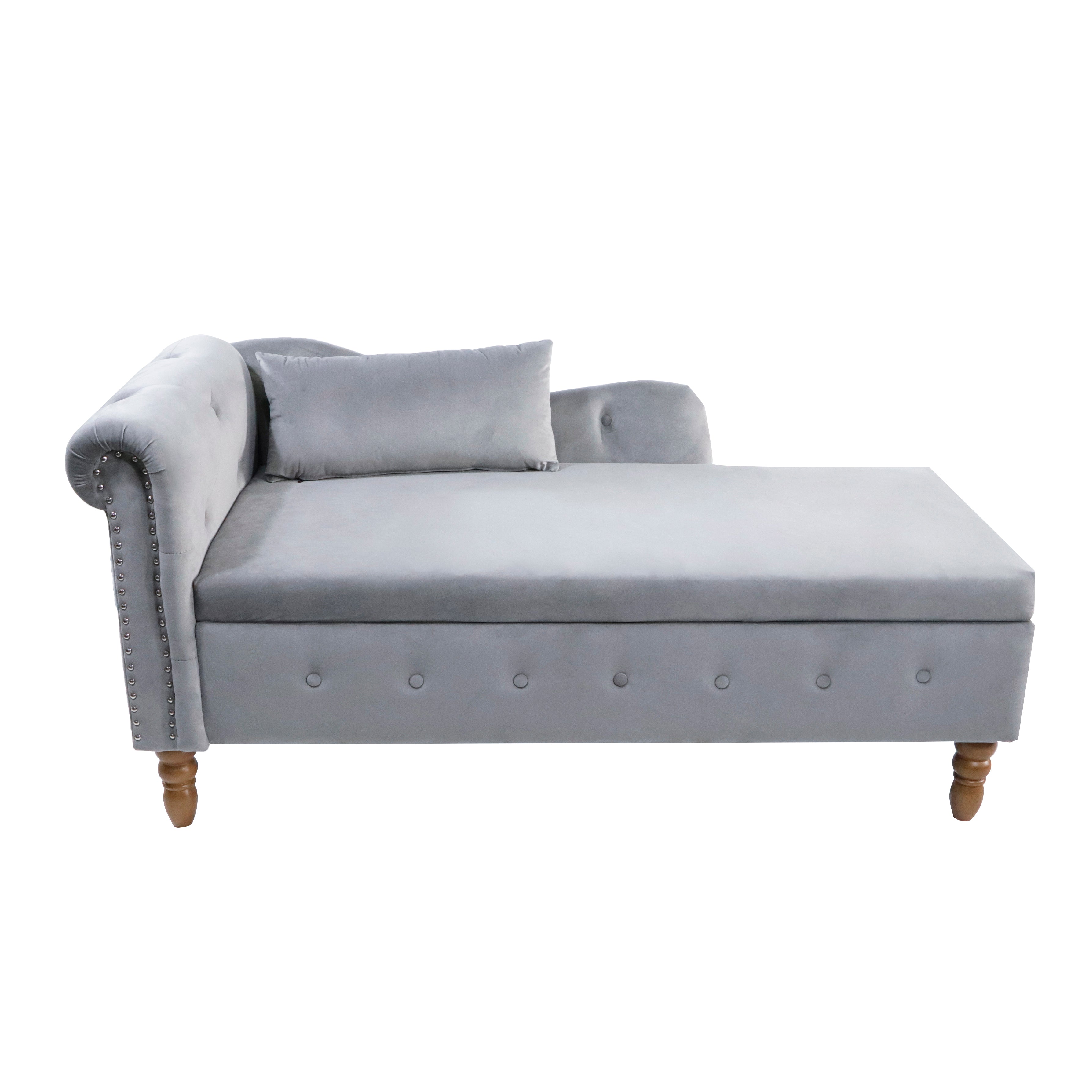 Grey Chaise Lounge