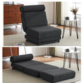 Foldable Sofa Bed Chair – Dark Grey