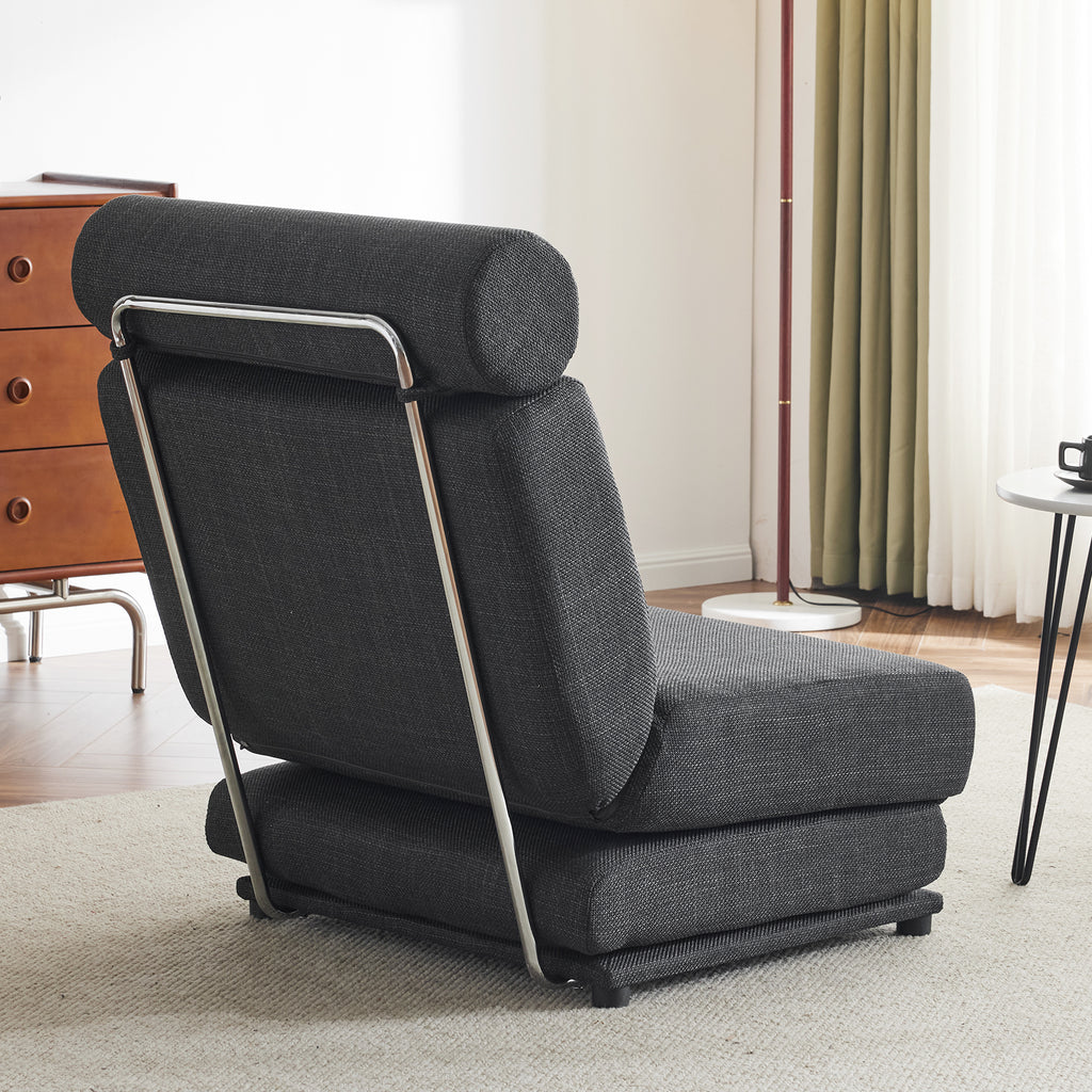 Foldable Sofa Bed Chair – Dark Grey