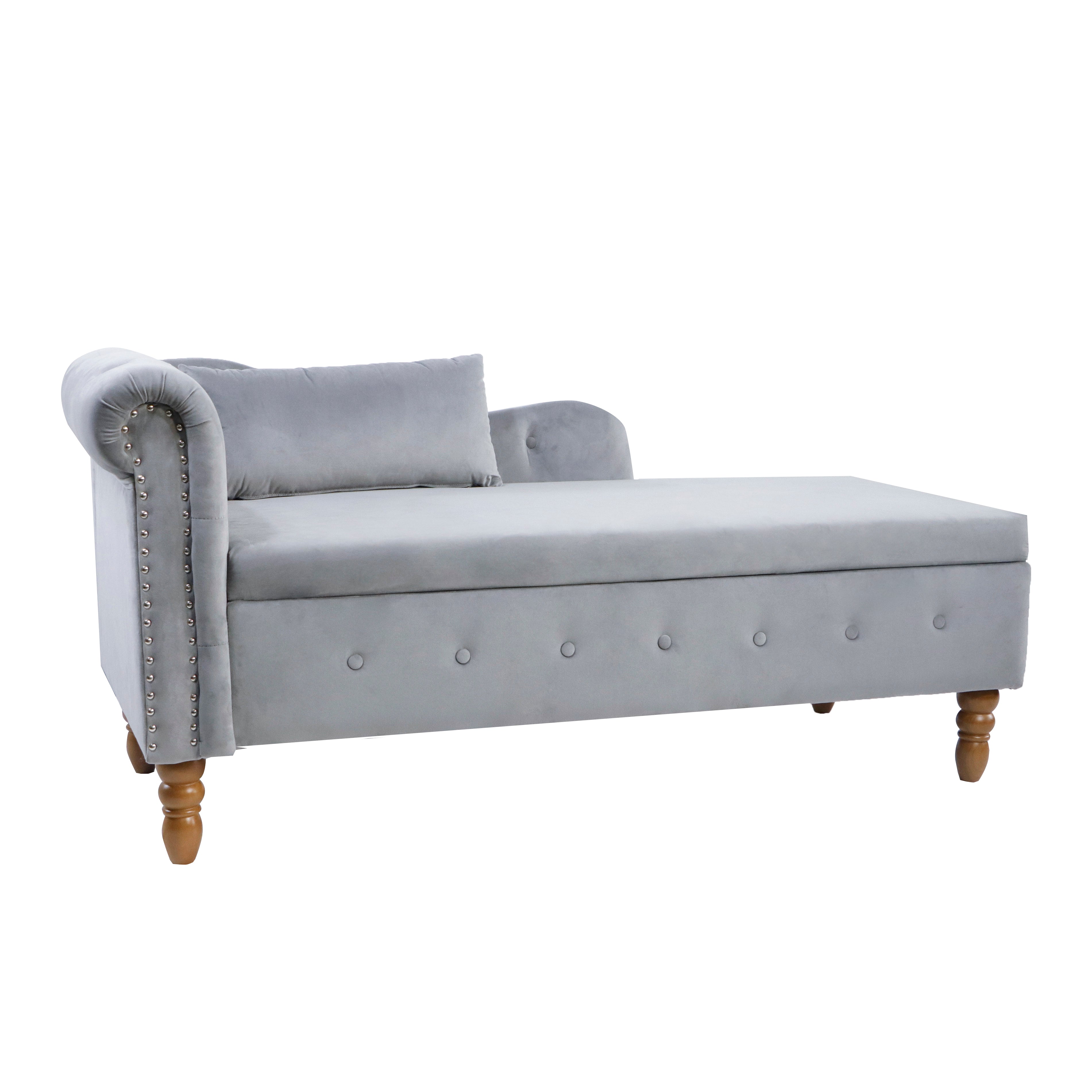 Grey Chaise Lounge