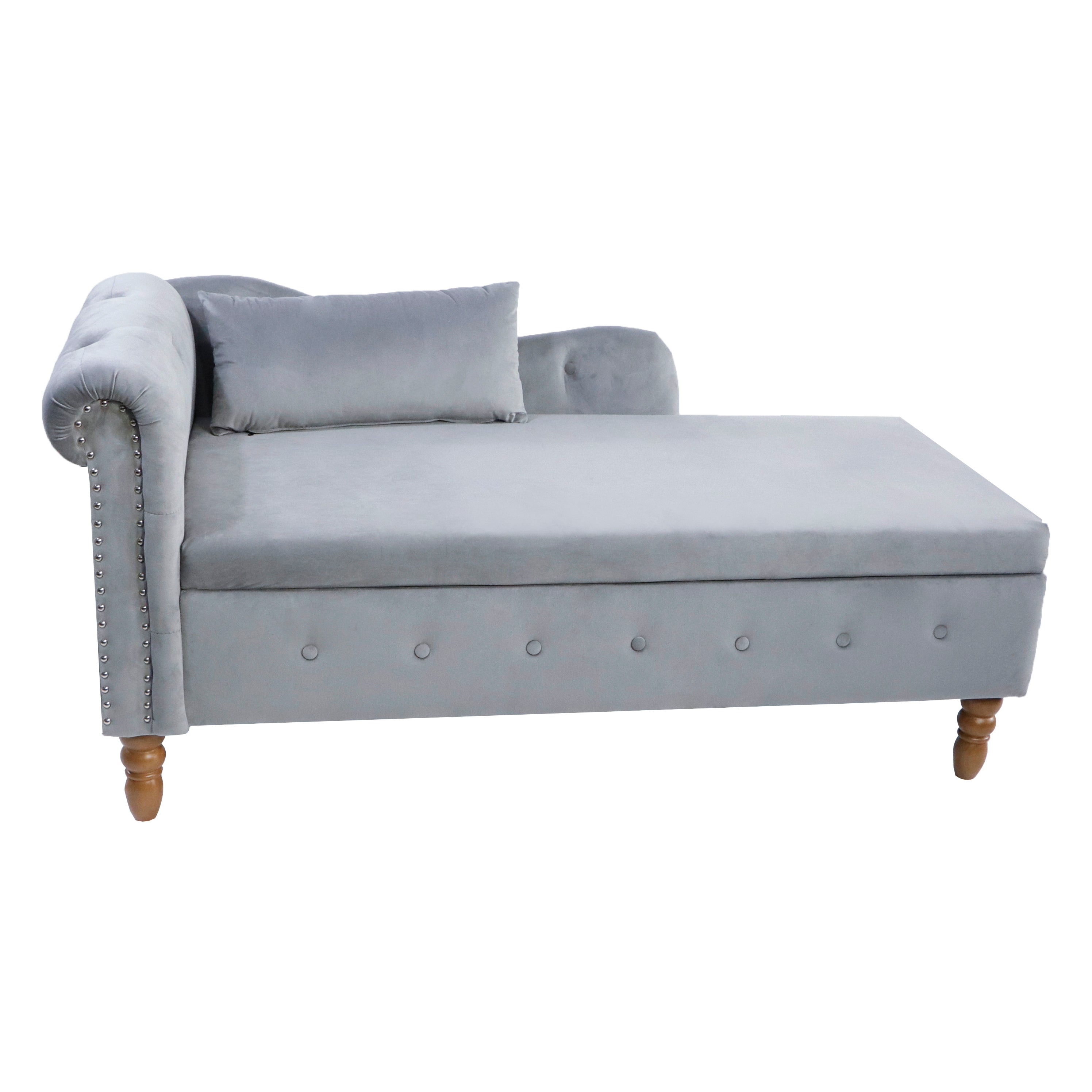 Grey Chaise Lounge
