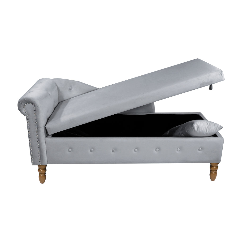 Grey Chaise Lounge