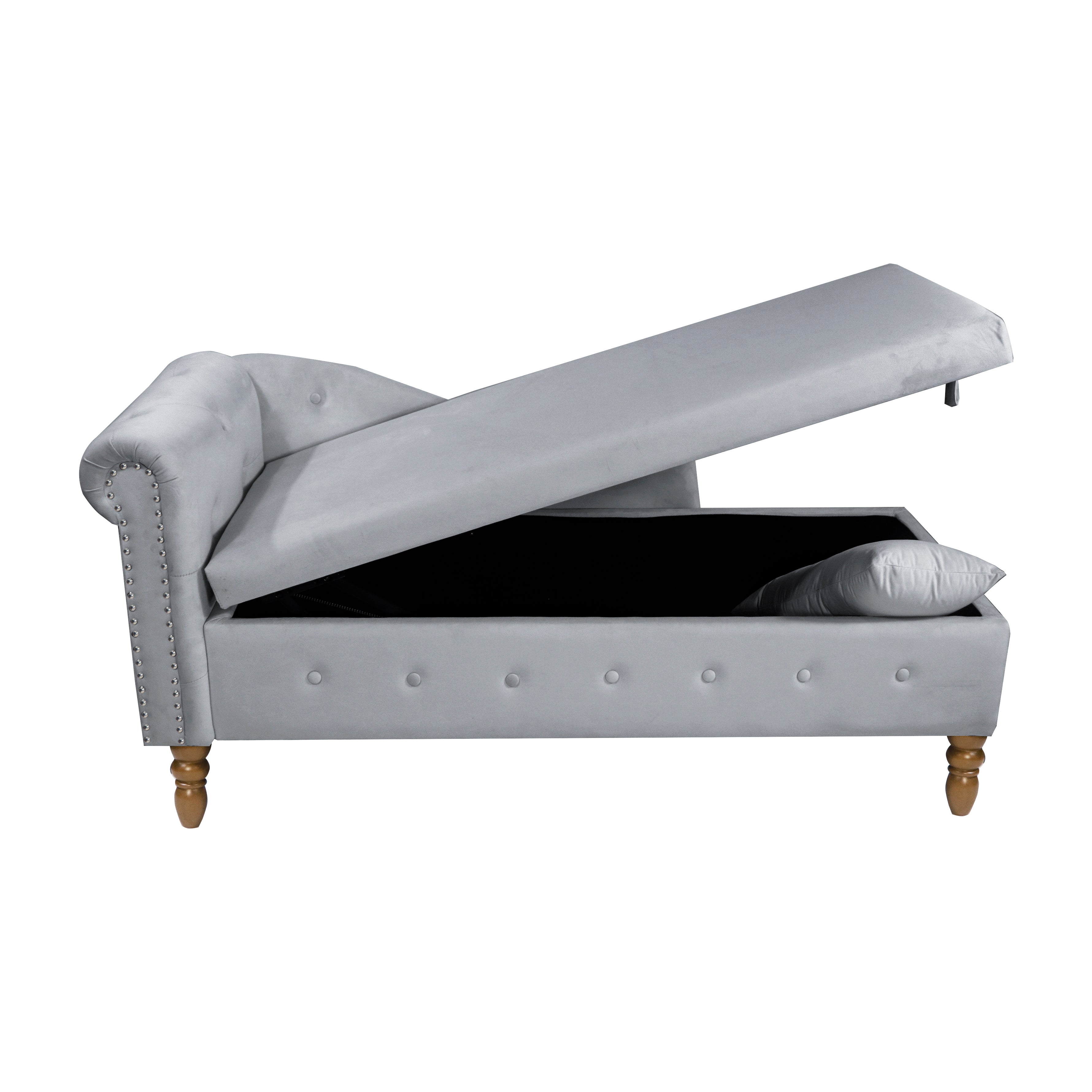 Grey Chaise Lounge