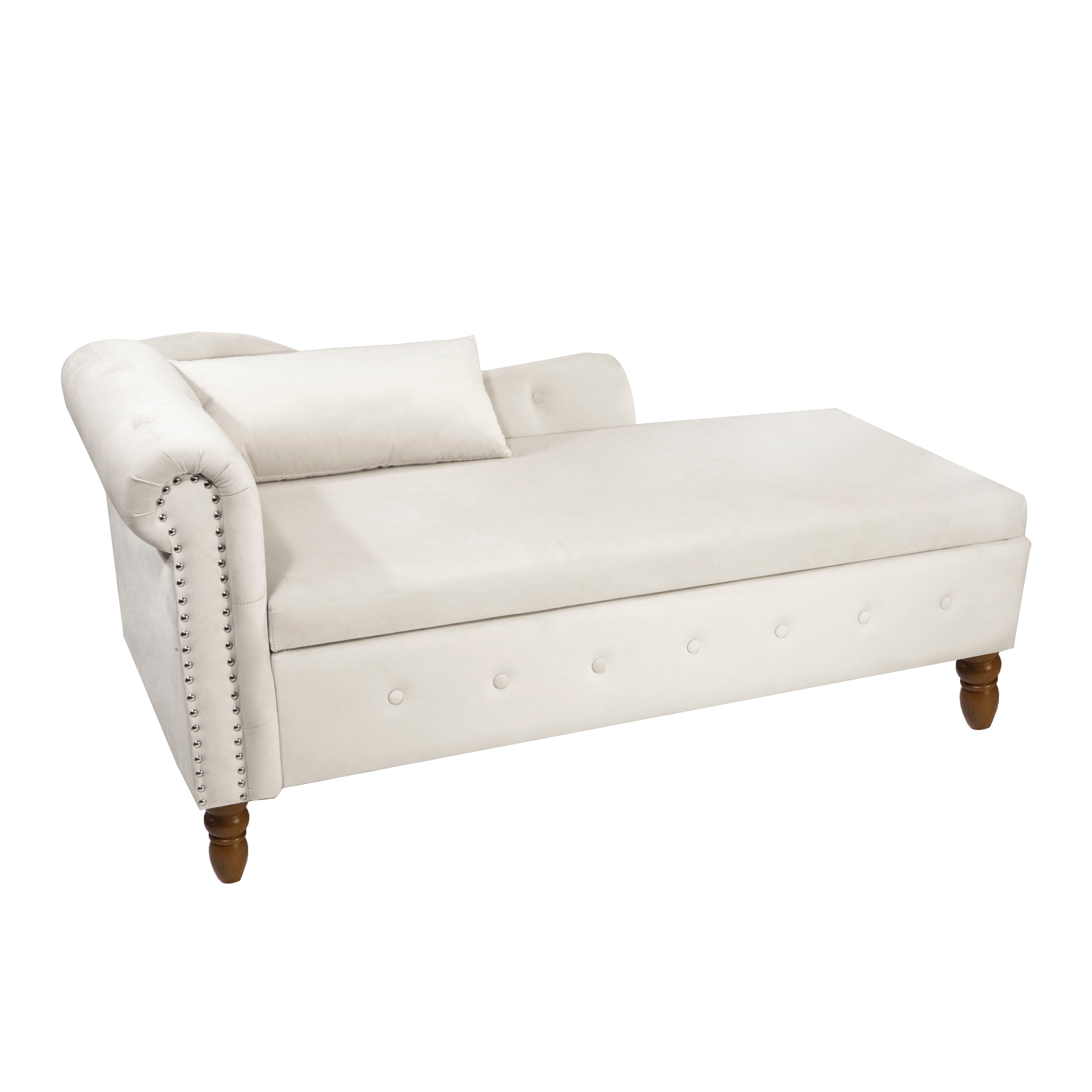 Beige Chaise Lounge
