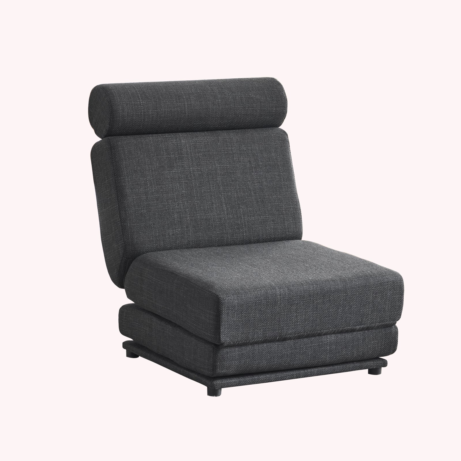 Foldable Sofa Bed Chair – Dark Grey