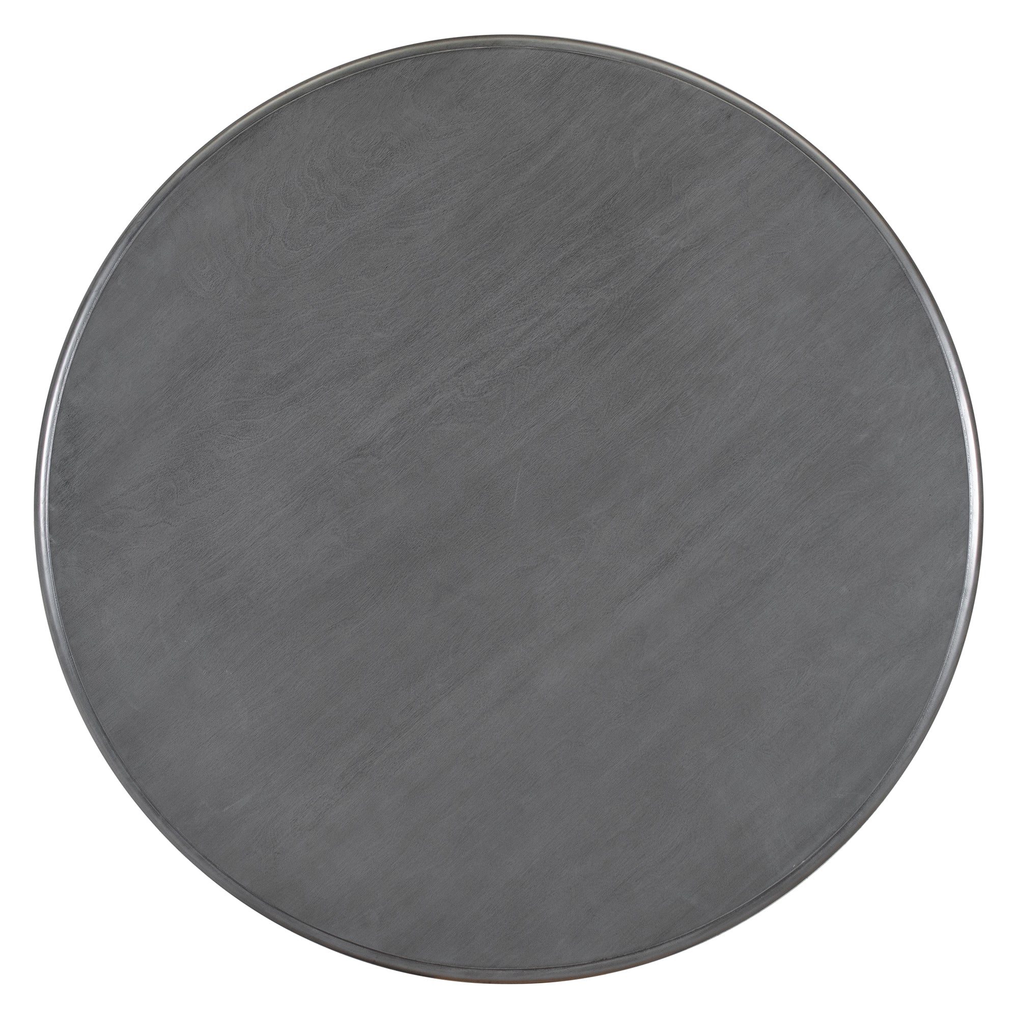 5-Piece Retro Round Dining Table Set – Dark Gray
