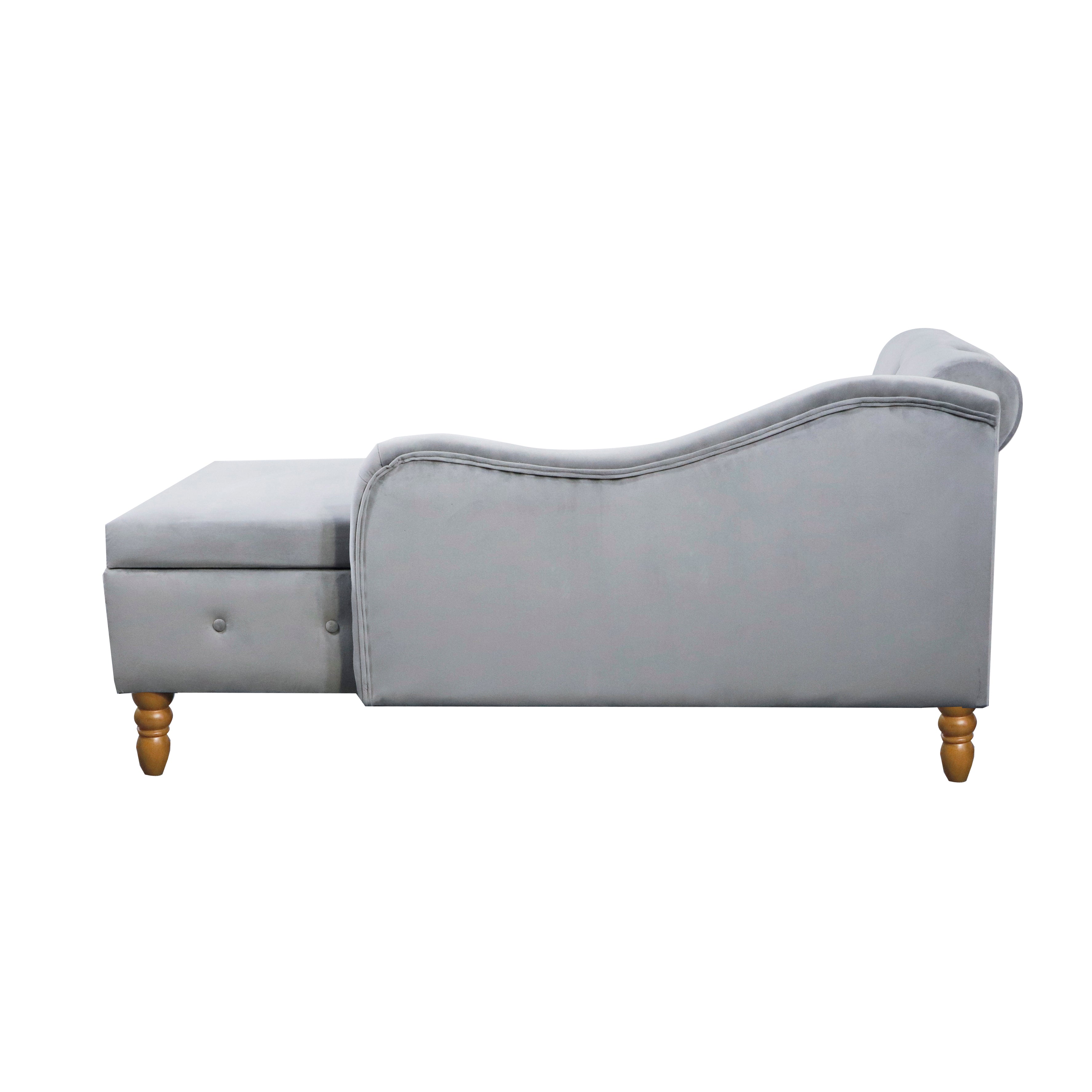 Grey Chaise Lounge