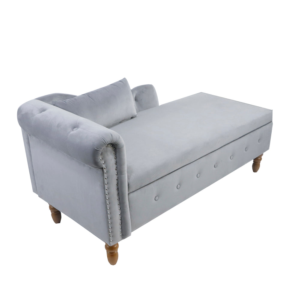 Grey Chaise Lounge